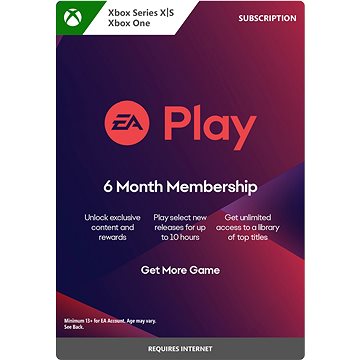 EA Play - 6 měsíční předplatné - Dobíjecí karta