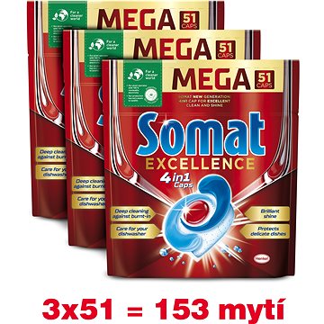SOMAT Excellence 153 ks - Tablety do myčky
