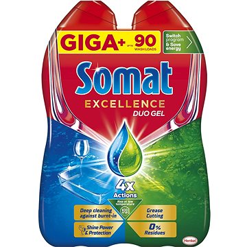 

SOMAT Excellence Anti-Grease 90 dávek, 1,62 l