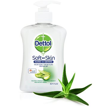 DETTOL Tekuté mýdlo Aloe Vera a vitamín E 250 ml - Tekuté mýdlo