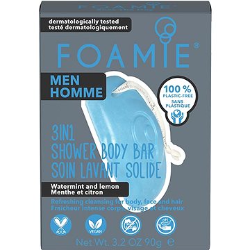 

FOAMIE 3in1 Shower Body Bar For Men Seas The Day 90 g