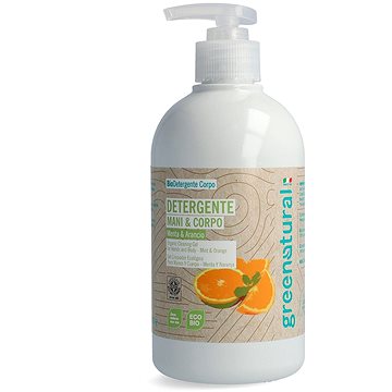 

GREENATURAL na tělo a ruce máta a pomeranč Bio 500 ml