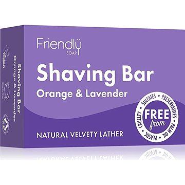 

Friendly Soap Přírodní mýdlo na holení pomeranč a levandule