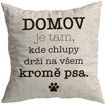 

MyDoggie Polštář - Psí chlupy lněný