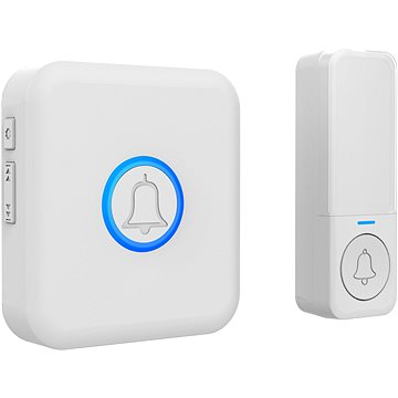 

MAKETOP YF-102 kinetic doorbell, bílý