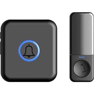 

MAKETOP YF-102 kinetic doorbell, černý