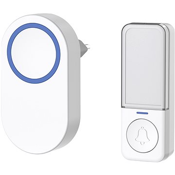 

MAKETOP YF-100 kinetic doorbell, bílý