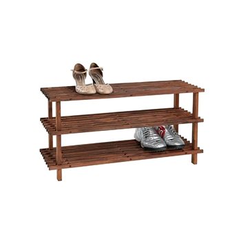 

Kesper Botník se 3 policemi jedle tmavá 77 × 40 × 26 cm