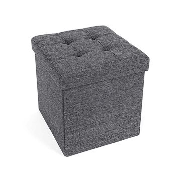 

Songmics taburet s úložným prostorem šedý 38 × 38 × 38 cm
