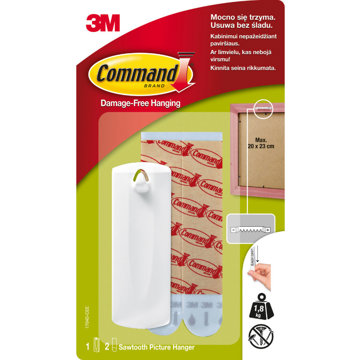 

3M Command™ Plastový háček na rámy obrazů, 1 ks, 17040