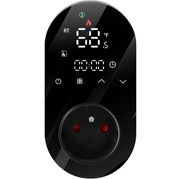 

MOES Smart Plug + Thermostat, Wi-Fi, Black
