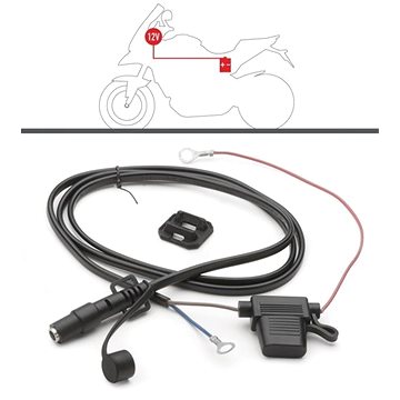 

KAPPA 12V zásuvka na řídítka motocyklu