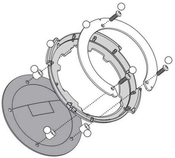 

KAPPA BF04K - KAWASAKI 600-1000 - redukce pro tankvak tanklock
