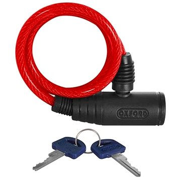 

OXFORD zámek na motocykl Bumper Cable Lock, červená