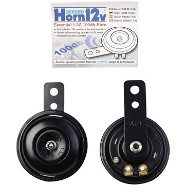 

OXFORD klakson 12V, 100dB, průměr 70mm, (černý)