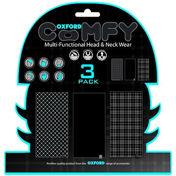 

OXFORD nákrčníky Comfy Tartan, (sada 3ks)