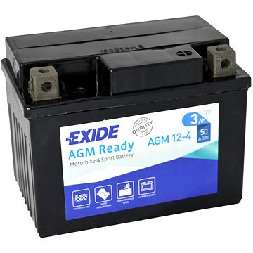 

EXIDE BIKE Factory Sealed 3Ah, 12V, AGM12-4 (YTX4L-BS)