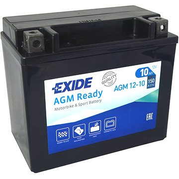 

EXIDE BIKE Factory Sealed 10Ah, 12V, AGM12-10 (YTX12-BS)