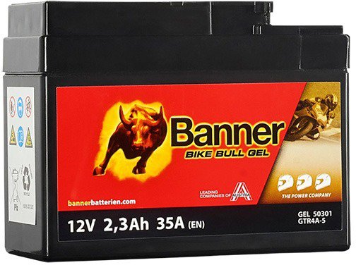 

Banner Bike Bull GEL 50301 / BGTR4A-S, 12V - 2,3Ah