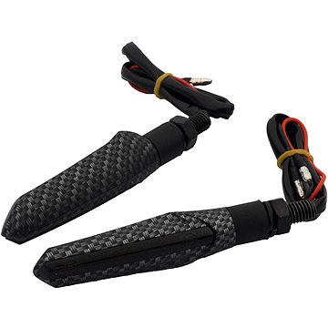 

SEFIS Flow carbon LED blinkr na motocykl – sekvenční