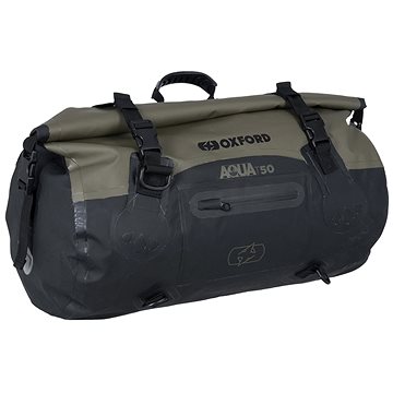 

OXFORD Vodotěsný vak Aqua T-50 Roll Bag (khaki/černý objem 50 l)