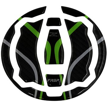 

SEFIS Polep na víčko nádrže Kawasaki Z900 650 Ninja 650 400 zelená