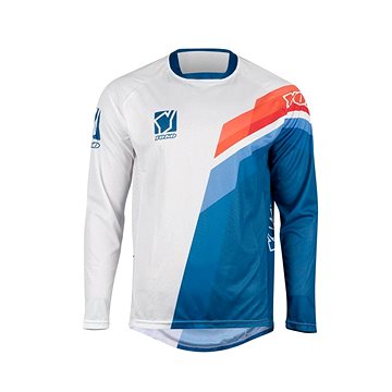 YOKO VIILEE bílá / modrá / oranžová vel.XXL