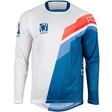 YOKO VIILEE bílá / modrá / oranžová vel.XL