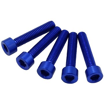 

SEFIS šroubky CNC 7075 M6 30mm 5ks modrá