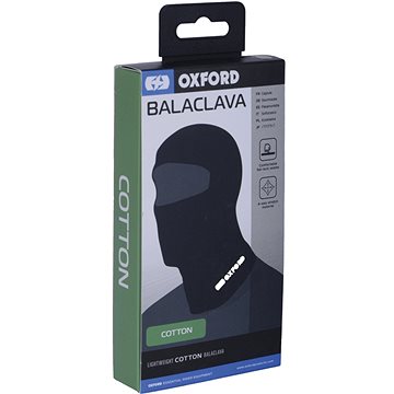 

OXFORD kukla na motorku Balaclava bavlna, černá