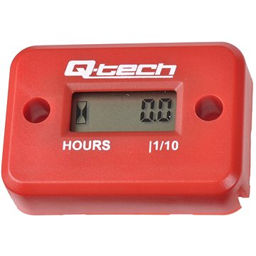 

Q-TECH měřič motohodin, (červený)