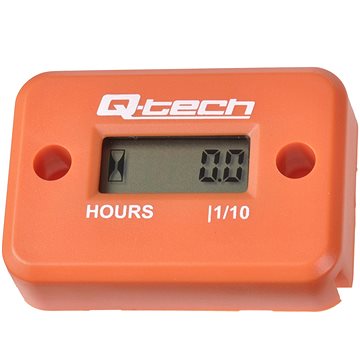 

Q-TECH měřič motohodin, (oranžový)