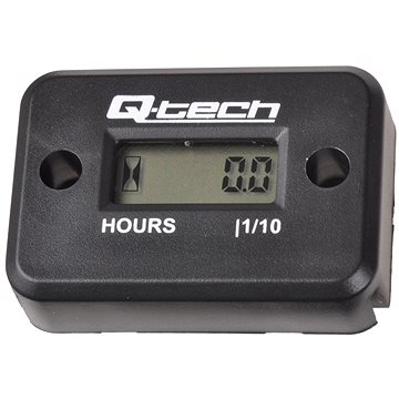 

Q-TECH měřič motohodin, (černý)