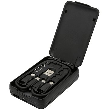 

SEFIS mini cestovní set 9v1 pro mobilní zařízení s powerbankou 5000mAh