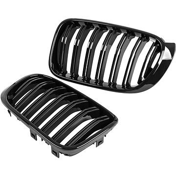 

UNI Přední maska ledvinky Double-line BMW X3/X4 F25/F26 2014-2018 FACELIFT černá