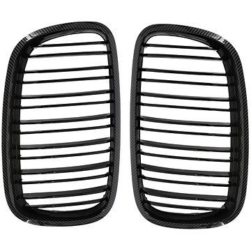 

UNI Přední maska ledvinky Double-line BMW X5 E70 X6 E71 2007-2013 karbon