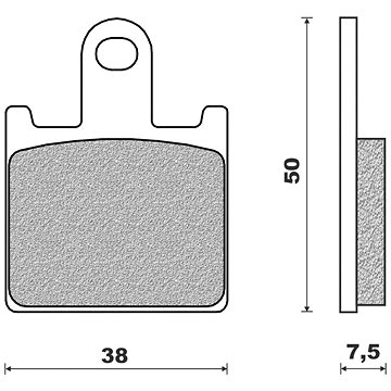 

NEWFREN brzdové destičky (směs ROAD TOURING SINTERED) (2ks) M502-761