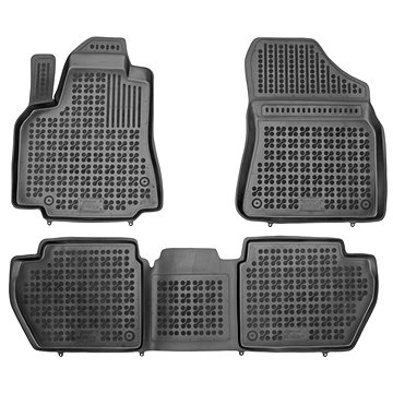 

Rezaw-Plast gumové koberečky černé s vyšším okrajem Citroen Berlingo 08- 5 míst, sada 3 ks