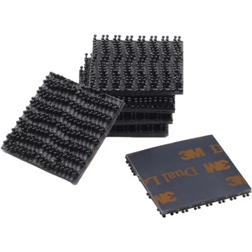 3M Dual Lock samolepicí oboustranný suchý zip 25.4x25.4mm 6ks černá