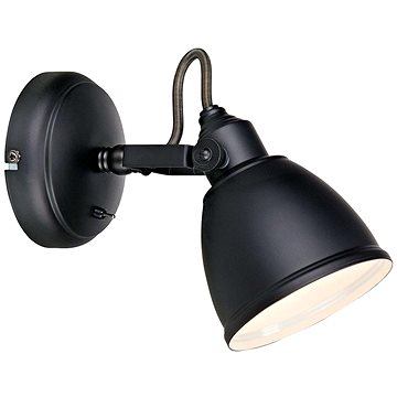 

Markslöjd 105814 - Nástěnné svítidlo FJÄLLBACKA 1xE14/40W/230V Černá