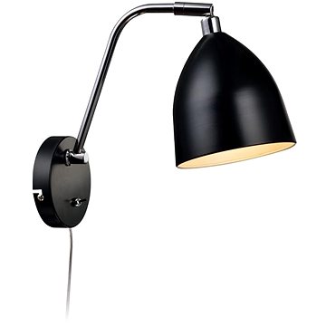 

Markslöjd 105027 - Nástěnné svítidlo HAMINA 1xE27/40W/230V Černá