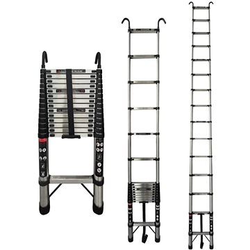 

M×M Žebřík teleskopický ocelový 5m, 15 příček