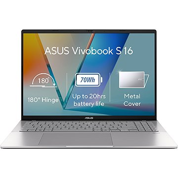 ASUS Vivobook S 16 S3607VA-RP097W Cool Silver kovový