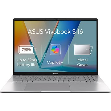 

ASUS Vivobook S 16 S3607QA-PL004W Cool Silver kovový