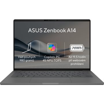 

ASUS Zenbook A14 UX3407RA-OLED026X Iceland Gray celokovový