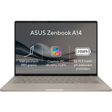 

ASUS Zenbook A14 UX3407QA-OLED305W Zabriskie Beige celokovový