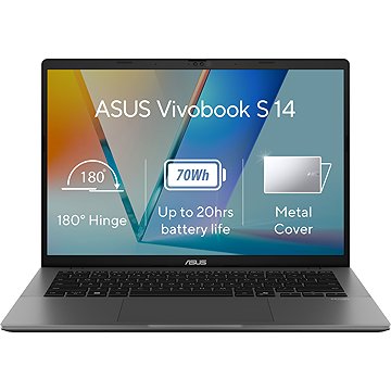 

ASUS Vivobook S 14 S3407VA-LY029W Matte Gray kovový