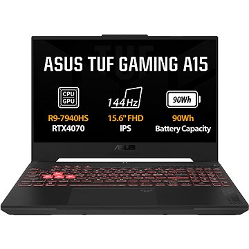

ASUS TUF Gaming A15 FA507XI-LP028 Jaeger Gray kovový