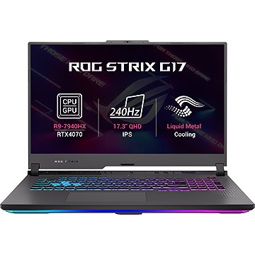 

ASUS ROG Strix G17 G713PV-LL145 Eclipse Gray kovový