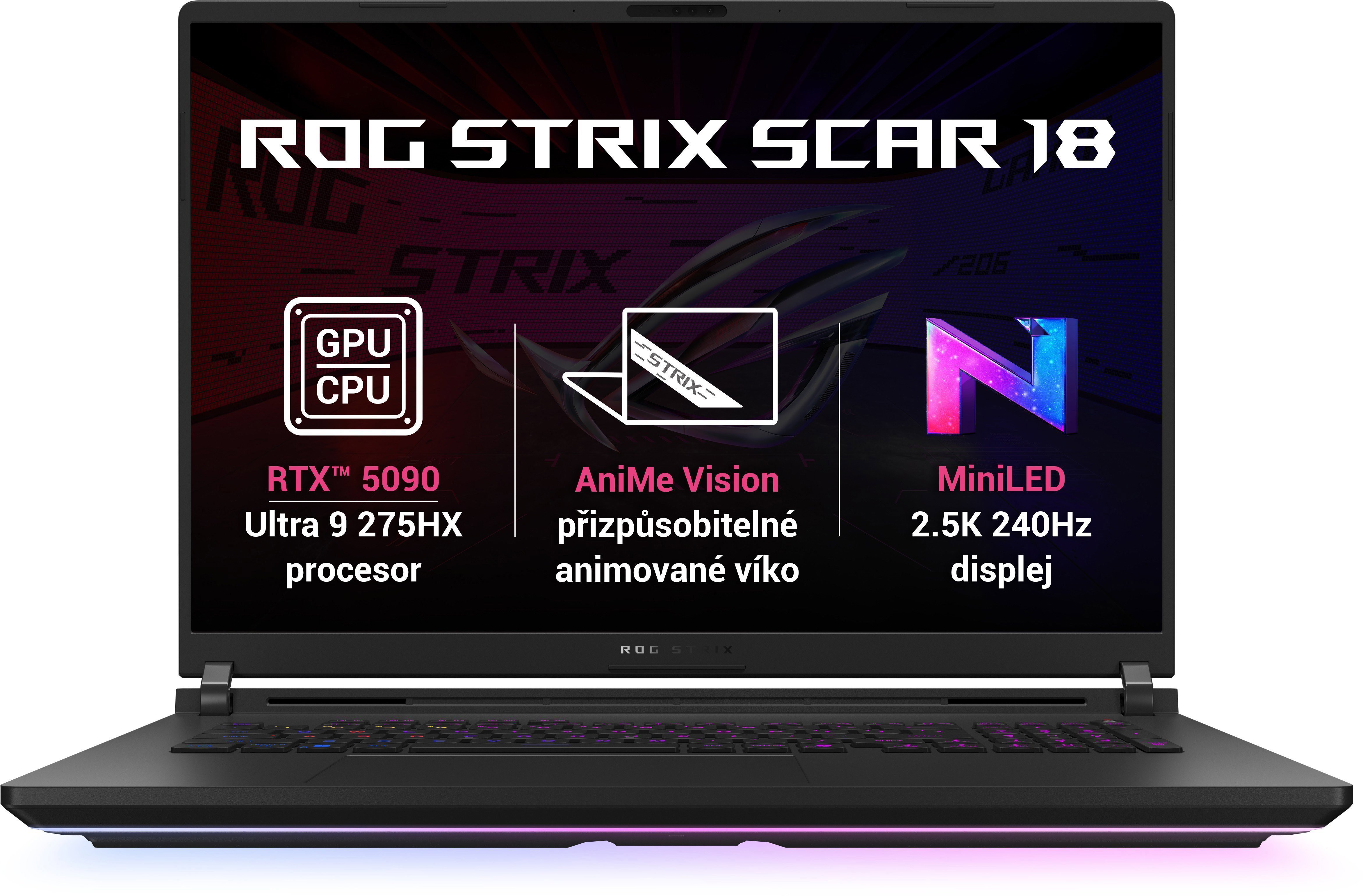 ASUS ROG Strix SCAR 18 G835LX-NEBULA005X Off Black